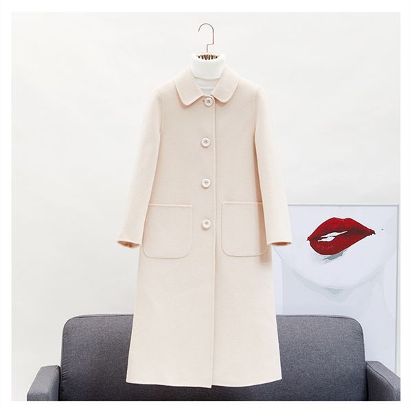 2020 autumn winter chic women's cashmere overcoat chic elegant 100% wool coat c110, Black
2020 autumn winter chic women's cashmere overcoat chic elegant 100% wool coat c110, Black