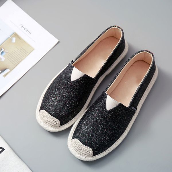 women bling flats loafers elastic band casual ladies 2020 women's sneakers woman fisherman comfortable female light shoes, Black
women bling flats loafers elastic band casual ladies 2020 women's sneakers woman fisherman comfortable female light shoes, Black