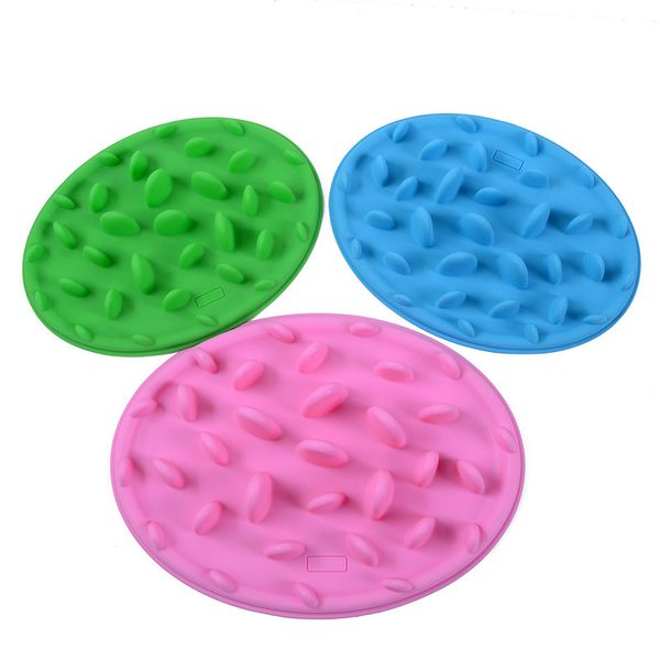 

Sillicone Dog Cat Slow Eating Feeder Anti Choke Pets Bowl Feed Dish Puppy Silicone dog bowl for food Prevent Obesity