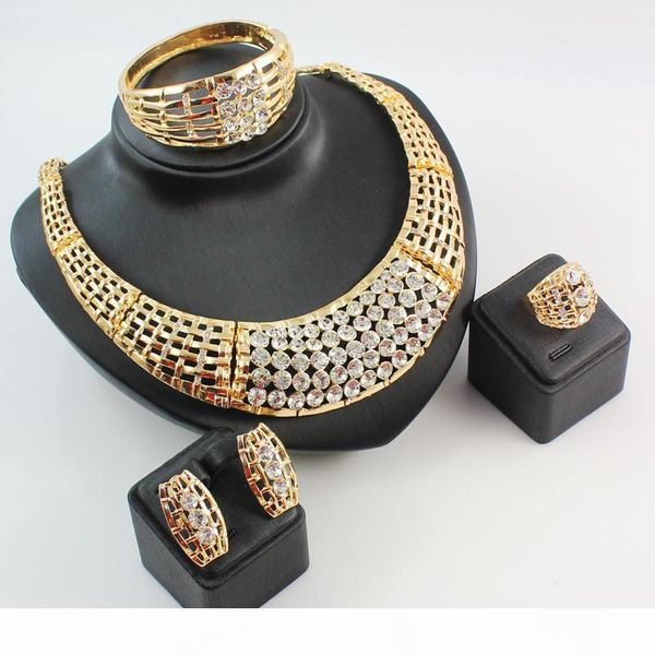 мода african costume комплекты ювелирных изделий 18k позолоченный кристалл коренастый ожерелье браслет серьги кольцо женщины bridal party gi, Black
мода african costume комплекты ювелирных изделий 18k позолоченный кристалл коренастый ожерелье браслет серьги кольцо женщины bridal party gi, Black