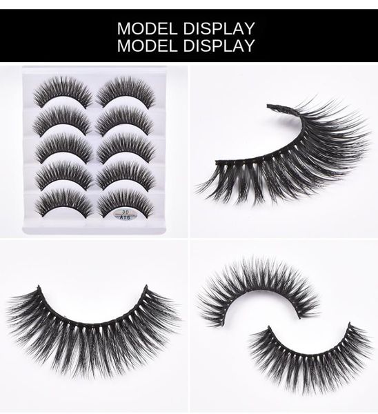 false eyelashes fashion professional portable 5 pairs of replacement mink thick cross stage
false eyelashes fashion professional portable 5 pairs of replacement mink thick cross stage