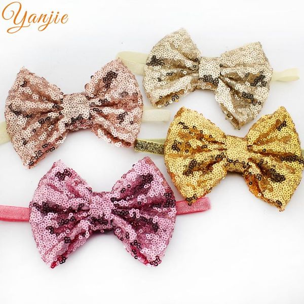 12pcs/lot 5" sequins bow with 3/8'' glitter elastic headbands for girls 2020 kids ribbon shimmery headbands women headwear, Slivery;white
12pcs/lot 5" sequins bow with 3/8'' glitter elastic headbands for girls 2020 kids ribbon shimmery headbands women headwear, Slivery;white