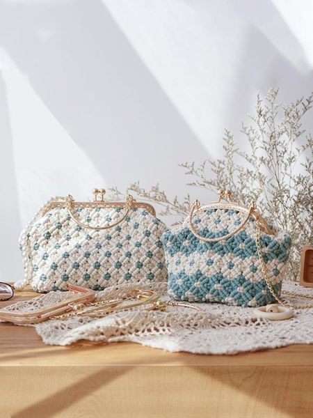 alasir home hand-woven bags diy materials vintage frame shoulder bag female plaid handbags cute yarn knitting bags women
alasir home hand-woven bags diy materials vintage frame shoulder bag female plaid handbags cute yarn knitting bags women