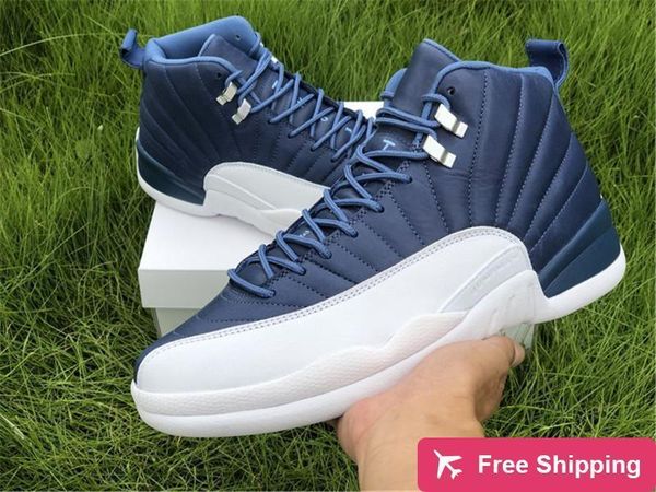 new authentic 12 indigo stone blue legend blue obsidian basketball shoes men real carbon fiber 12s outdoor sneakers sports with box
new authentic 12 indigo stone blue legend blue obsidian basketball shoes men real carbon fiber 12s outdoor sneakers sports with box