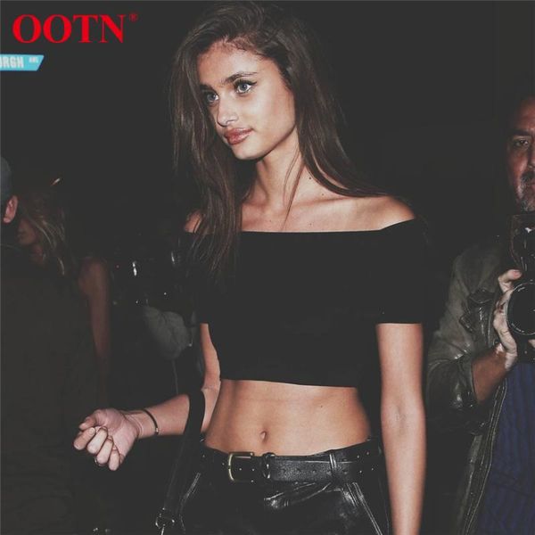 ootn black t-shirt women off shoulder crop t shirt female slim summer short sleeve tshirt tee ladies casual solid 2020, White
ootn black t-shirt women off shoulder crop t shirt female slim summer short sleeve tshirt tee ladies casual solid 2020, White