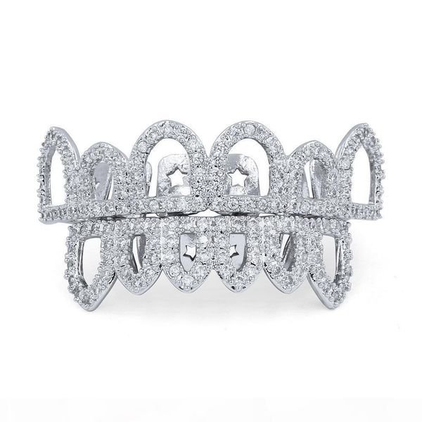 hip hop jewelry teeth grills caps micro pave cz stone hollow & bottom set iced out diamond zircon fang mouth grillz men women, Black
hip hop jewelry teeth grills caps micro pave cz stone hollow & bottom set iced out diamond zircon fang mouth grillz men women, Black