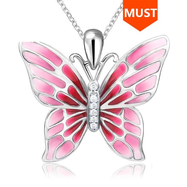 100% 925 sterling silver cute butterfly charms pendant chain necklace with red enamel diy fashion jewelry making for women gifts
100% 925 sterling silver cute butterfly charms pendant chain necklace with red enamel diy fashion jewelry making for women gifts