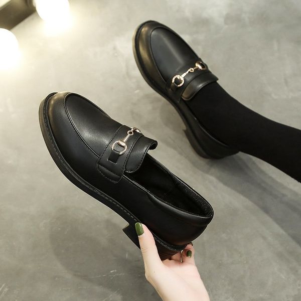 patent leather oxford shoes for women 2020 new platform shoes woman flats metal buckle slip on heels ladies brogues creepers, Black
patent leather oxford shoes for women 2020 new platform shoes woman flats metal buckle slip on heels ladies brogues creepers, Black