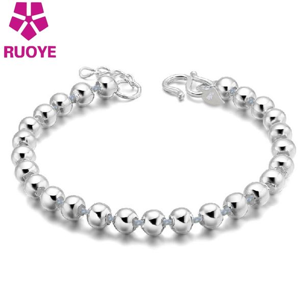 new fashion silver color bracelet full smooth ball bead bracelets for women jewelry wholesale, Black
new fashion silver color bracelet full smooth ball bead bracelets for women jewelry wholesale, Black