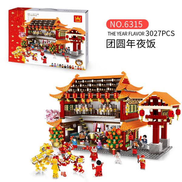 3027pcs building block chinese spring festival family reunion dinner classic kits model lion dragon dance toys for children 02
3027pcs building block chinese spring festival family reunion dinner classic kits model lion dragon dance toys for children 02
