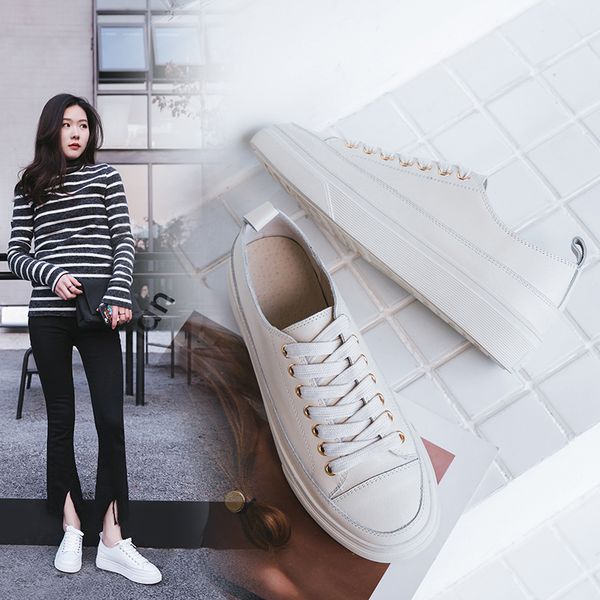 genuine leather shoes 2020 spring and autumn cow leather flat bottom loafers white shoes sports casual all match, Black
genuine leather shoes 2020 spring and autumn cow leather flat bottom loafers white shoes sports casual all match, Black
