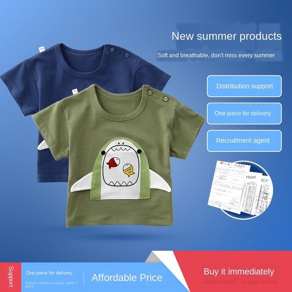 cartoon t-shirt clothing short-sleeved t-shirt 2020 new cartoon 0-5 years old children's wear summer children's top, Blue
cartoon t-shirt clothing short-sleeved t-shirt 2020 new cartoon 0-5 years old children's wear summer children's top, Blue