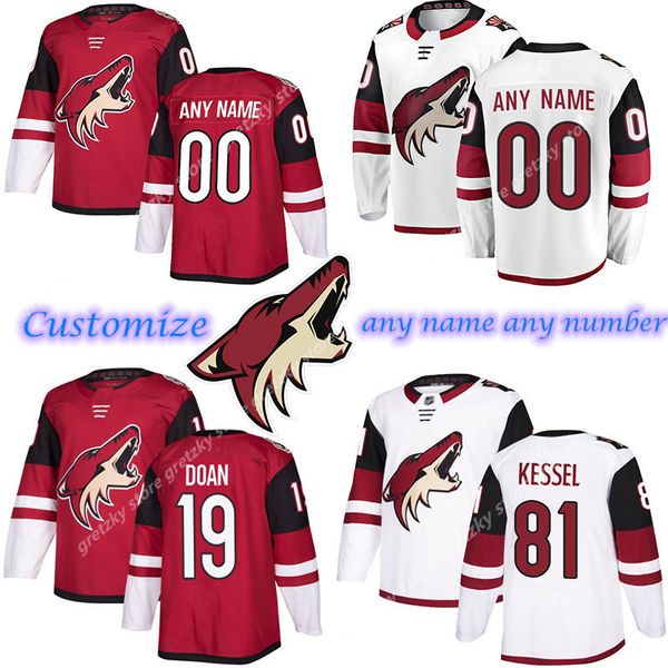 men's arizona coyotes jerseys 19 shane doan #23 oliver ekman-larsson 81 phil kessel keller customize any number any name hockey jersey, Black;red
men's arizona coyotes jerseys 19 shane doan #23 oliver ekman-larsson 81 phil kessel keller customize any number any name hockey jersey, Black;red