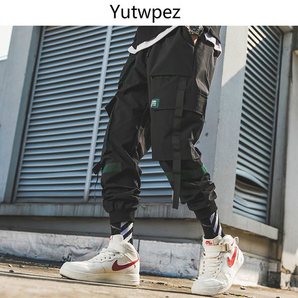 2020 autumn hip hop joggers pants men ribbons streetwear cargo pants overalls black fashions baggy pockets trousers
2020 autumn hip hop joggers pants men ribbons streetwear cargo pants overalls black fashions baggy pockets trousers