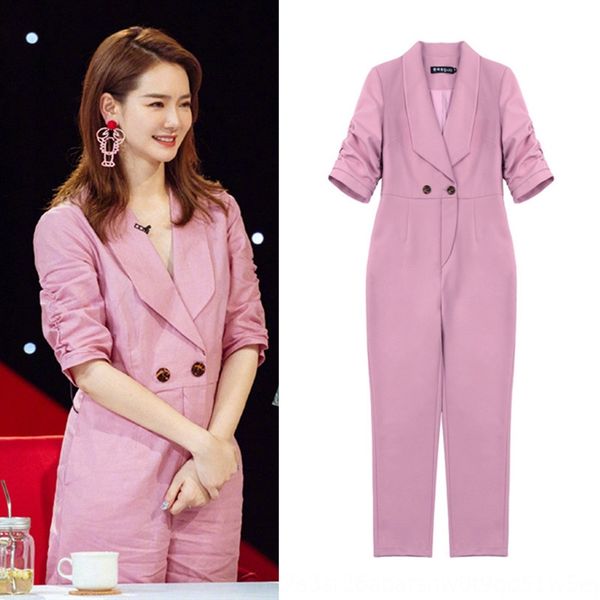 2020 new star qi wei pink workwear high waist slimming casual straight work clothes jumpsuit jumpsuit pants pants 9939, Black;white
2020 new star qi wei pink workwear high waist slimming casual straight work clothes jumpsuit jumpsuit pants pants 9939, Black;white