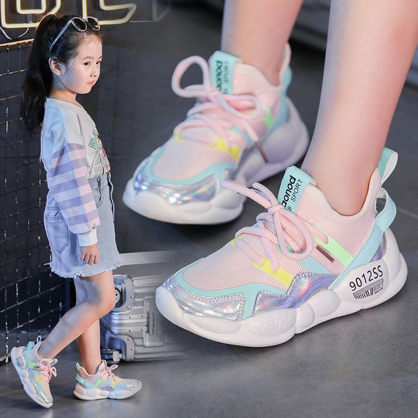 girls' autumn fashion sports 2019 new mesh children's sports shoes female korean fashion casual running shoes, Black
girls' autumn fashion sports 2019 new mesh children's sports shoes female korean fashion casual running shoes, Black