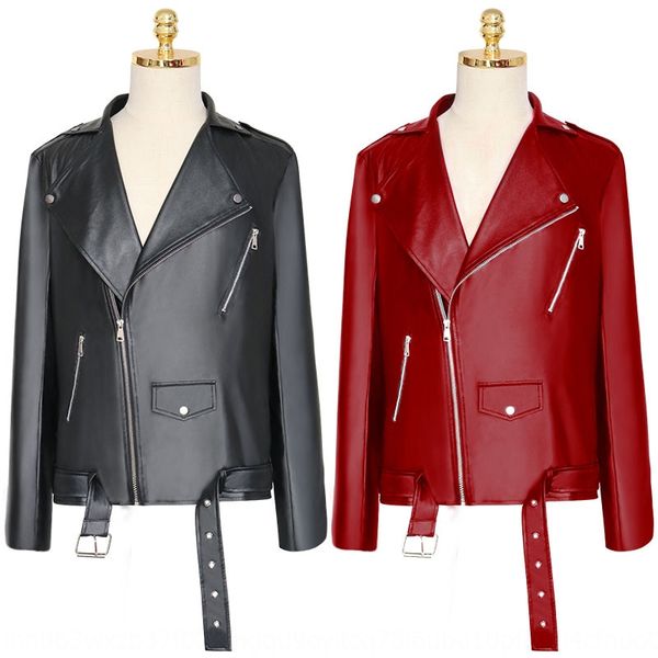 2020 jacket men's pu motorcycle clothing motorcycle clothing leather coat modern tough guy leather coat men's, Black;red
2020 jacket men's pu motorcycle clothing motorcycle clothing leather coat modern tough guy leather coat men's, Black;red