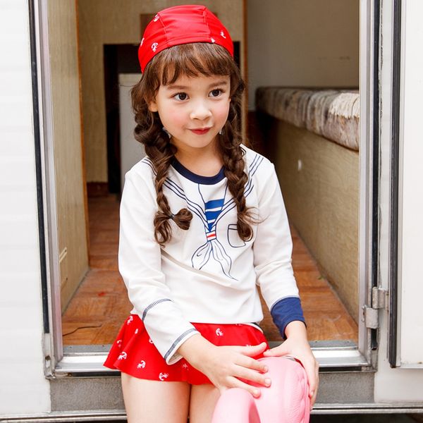 maynr girl's long-sleeved split sunscreen cute navy style skirt children's quick-drying girl's long-sleeved split sunscreen s, White;black
maynr girl's long-sleeved split sunscreen cute navy style skirt children's quick-drying girl's long-sleeved split sunscreen s, White;black