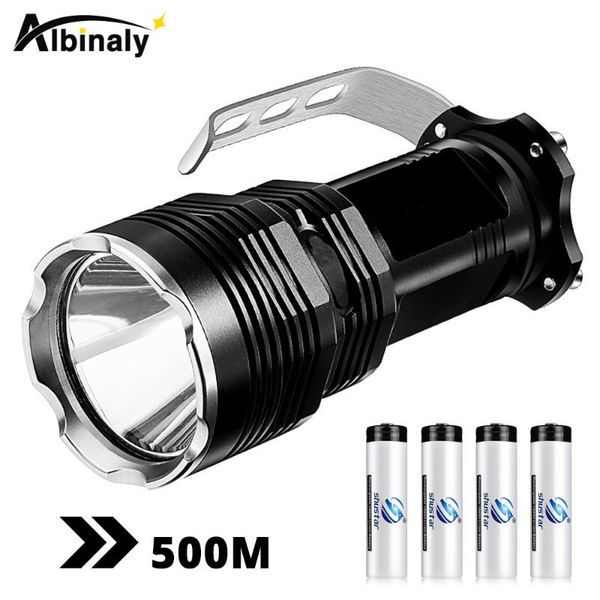 flashlights torches super bright long-range led searchlight 5 lighting modes waterproof aluminum alloy suitable for hunting, adventure
flashlights torches super bright long-range led searchlight 5 lighting modes waterproof aluminum alloy suitable for hunting, adventure