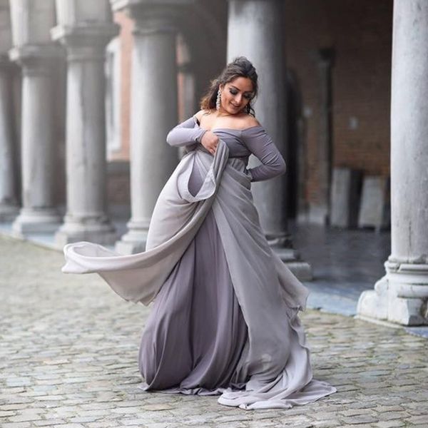 baby shower dress all-purpose dress grey cloak maternity long chiffon pregnancy pgraphy pregnancy clothes, White
baby shower dress all-purpose dress grey cloak maternity long chiffon pregnancy pgraphy pregnancy clothes, White