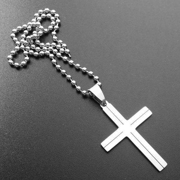бисер цепь крест кулон ожерелья мужской мода из нержавеющей стали ювелирных изделий christian ожерелья на шее серебро оптом, Silver
бисер цепь крест кулон ожерелья мужской мода из нержавеющей стали ювелирных изделий christian ожерелья на шее серебро оптом, Silver