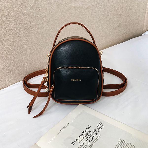2020 small fashion backpack for girl quality leather backpack fashion simple soft schoolbag for teenagers women panelled bag
2020 small fashion backpack for girl quality leather backpack fashion simple soft schoolbag for teenagers women panelled bag