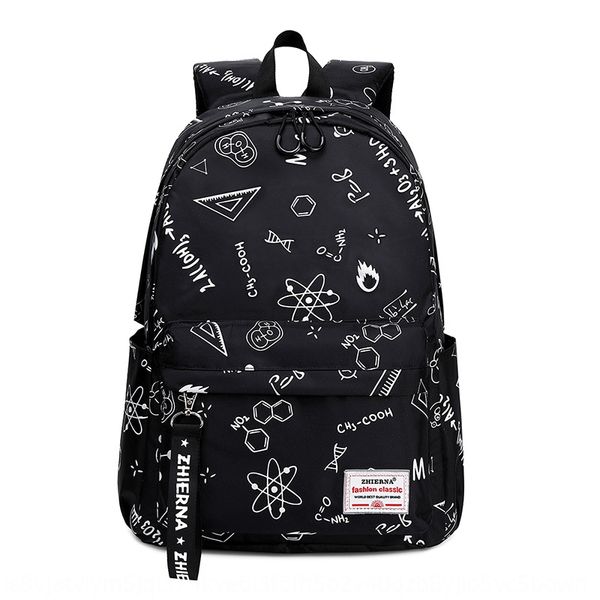 new men's and women's middle school students printed schoolbag leisure bag backpack burden reduction trend backpack outdoor travel, White
new men's and women's middle school students printed schoolbag leisure bag backpack burden reduction trend backpack outdoor travel, White