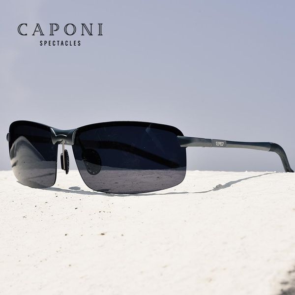caponi 2020 sunglasses for men polarized day driving shades for male uv400 protection aluminum frame men's sun glasses cp3043, Blue
caponi 2020 sunglasses for men polarized day driving shades for male uv400 protection aluminum frame men's sun glasses cp3043, Blue