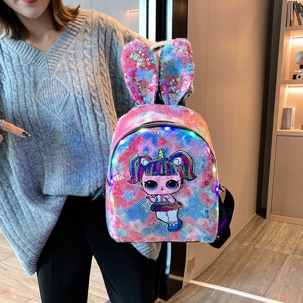 иностранные товары новая кукла рюкзак куклы tu er блестки милый кролик уха единорог блестки рюкзак детей 
иностранные товары новая кукла рюкзак куклы tu er блестки милый кролик уха единорог блестки рюкзак детей