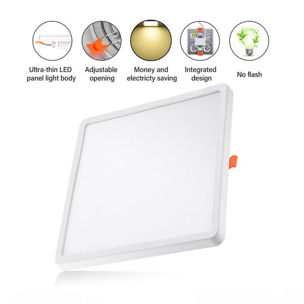 20W LED Panel Lights Warm White Bedroom Livingroom Kitchen Ransturant Indoor Lighting fixture Led Lamp for Decoration
20W LED Panel Lights Warm White Bedroom Livingroom Kitchen Ransturant Indoor Lighting fixture Led Lamp for Decoration