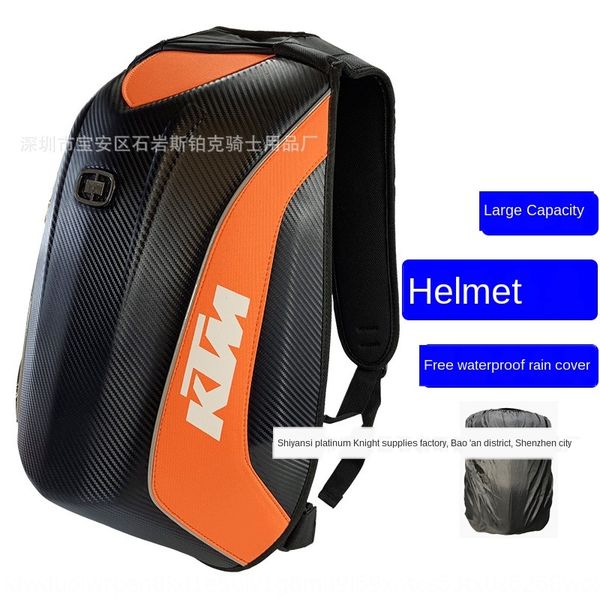 motorcycle backpack outdoor riding helmet bag motorcycle knight send rain cover carbon fiber pattern hard shell bag
motorcycle backpack outdoor riding helmet bag motorcycle knight send rain cover carbon fiber pattern hard shell bag