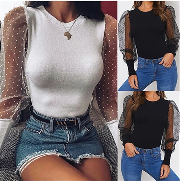 mini polka dot mesh patchwork bodysuit puff sleeve design streetwear elegant o neck long sleeve skinny women jumpsuit
mini polka dot mesh patchwork bodysuit puff sleeve design streetwear elegant o neck long sleeve skinny women jumpsuit