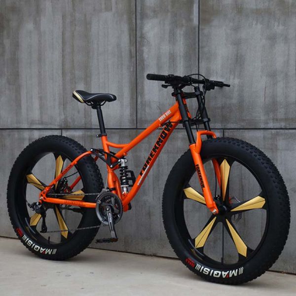 double shock-absorbing cross-country beach snow bike 26 inch 27-speed five-knife one-wheel variable speed ultra-wide 4.0 big tire mountain b
double shock-absorbing cross-country beach snow bike 26 inch 27-speed five-knife one-wheel variable speed ultra-wide 4.0 big tire mountain b