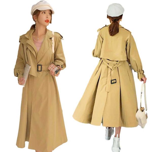 women's trench coats women coat spring autumn over-size outwear fashion casual long chic female windbreaker, Tan;black
women's trench coats women coat spring autumn over-size outwear fashion casual long chic female windbreaker, Tan;black