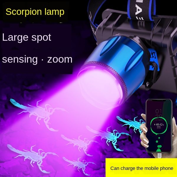 double source 395 purple source purple light lamp ultraviolet strong light led head-mounted scorpion catcher lamp induction scorpion
double source 395 purple source purple light lamp ultraviolet strong light led head-mounted scorpion catcher lamp induction scorpion