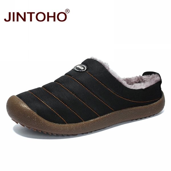 jintoho winter men shoes plush men slippers fleece warm fur thicken cotton-padded male slippers outdoor flat shoes brand slipper, Black
jintoho winter men shoes plush men slippers fleece warm fur thicken cotton-padded male slippers outdoor flat shoes brand slipper, Black