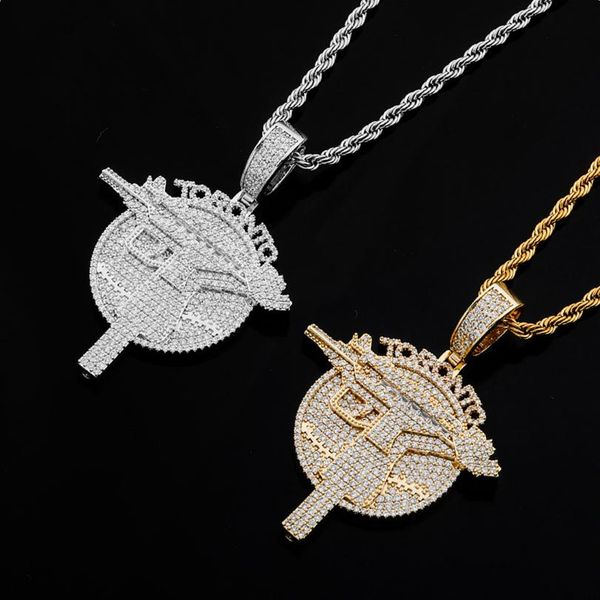 18k gold plated iced out cubic zirconia mens torylanez toronto pistol pendant necklace bling diamond hip hop rapper jewelry gift for guys, Silver
18k gold plated iced out cubic zirconia mens torylanez toronto pistol pendant necklace bling diamond hip hop rapper jewelry gift for guys, Silver
