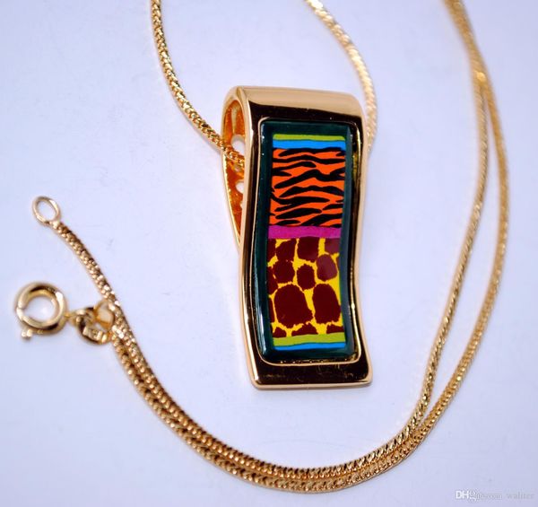 wild africa series necklaces18k gold-plated enamel necklaces for women "s" shape pendant necklaces colar women necklace, Silver
wild africa series necklaces18k gold-plated enamel necklaces for women "s" shape pendant necklaces colar women necklace, Silver