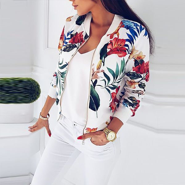 women jacket fashion women coat retro floral zipper up bomber jacket casual coat autumn spring print outwear women clothes, Black;brown
women jacket fashion women coat retro floral zipper up bomber jacket casual coat autumn spring print outwear women clothes, Black;brown