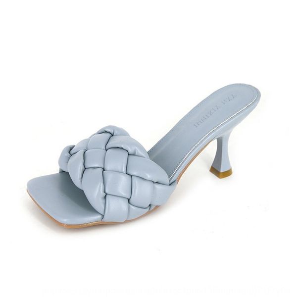 women's high heel new 2020 sandals and slippers summer all-match woven one-line slippers square toe stiletto open toe sandals
women's high heel new 2020 sandals and slippers summer all-match woven one-line slippers square toe stiletto open toe sandals
