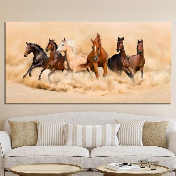 Modern Abstract Six Running Horses Wall Art Pictures Painting Wall Art for Living Room Home Decor (No Frame)
Modern Abstract Six Running Horses Wall Art Pictures Painting Wall Art for Living Room Home Decor (No Frame)