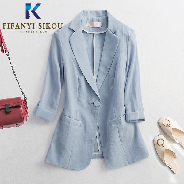 sky blue striped women blazer jacket 2020 summer fashion single button thin suit jacket lady plus size 3xl casual blazers coat, White;black
sky blue striped women blazer jacket 2020 summer fashion single button thin suit jacket lady plus size 3xl casual blazers coat, White;black