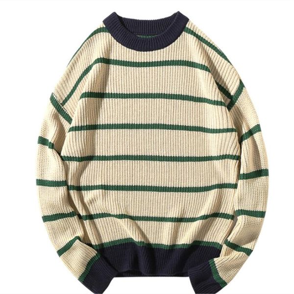 new fashion men's knitted pullovers korean style casual striped print long sleeve sweaters man outwear clothing hip hop knitwear, White;black
new fashion men's knitted pullovers korean style casual striped print long sleeve sweaters man outwear clothing hip hop knitwear, White;black