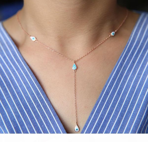 2017 factory fine 925 sterling silver ocean blue enamel evil eye danity delicate thin chain women lariat necklace
2017 factory fine 925 sterling silver ocean blue enamel evil eye danity delicate thin chain women lariat necklace