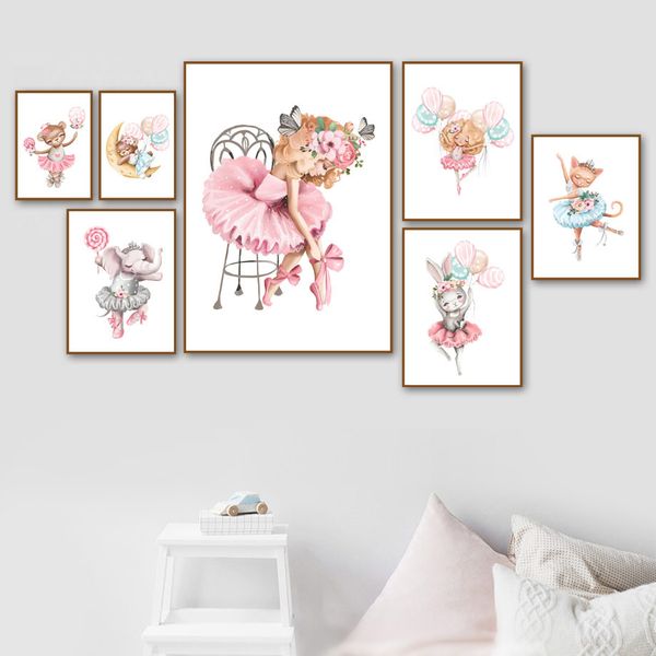 wall art canvas painting flower ballet dancing girl kitty rabbit cartoon nordic posters and prints wall pictures for kids room
wall art canvas painting flower ballet dancing girl kitty rabbit cartoon nordic posters and prints wall pictures for kids room