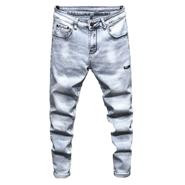 2020 spring autumn light blue men's slim fit skinny denim pants solid colour man's fashion scratched pencil jeans clothing,9601
2020 spring autumn light blue men's slim fit skinny denim pants solid colour man's fashion scratched pencil jeans clothing,9601