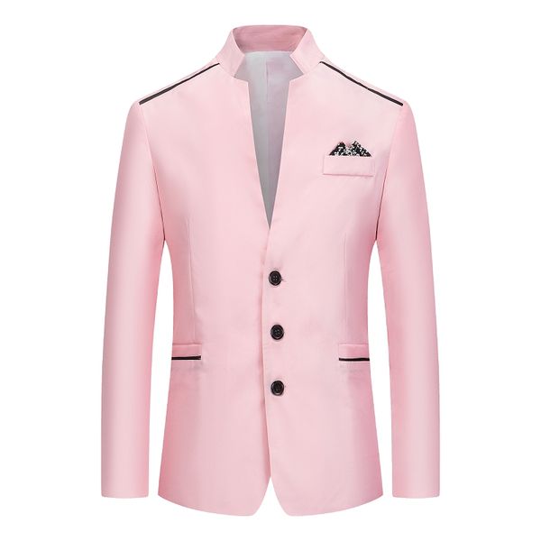 men 2020 spring new chinese style business casual stand collar male blazer slim mens blazer jacket size m-3xl, White;black
men 2020 spring new chinese style business casual stand collar male blazer slim mens blazer jacket size m-3xl, White;black