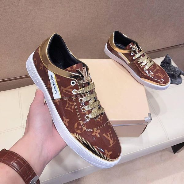 2020k luxury design fashion printed leather rubber sole sneakers all-match breathable mens casual shoes mens banquet shoes size: 38-45, Black
2020k luxury design fashion printed leather rubber sole sneakers all-match breathable mens casual shoes mens banquet shoes size: 38-45, Black