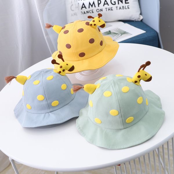 giraffe baby basin korean children's summer 2020 new bucket bucket cute baby fisherman hat sun hat, Blue;gray
giraffe baby basin korean children's summer 2020 new bucket bucket cute baby fisherman hat sun hat, Blue;gray