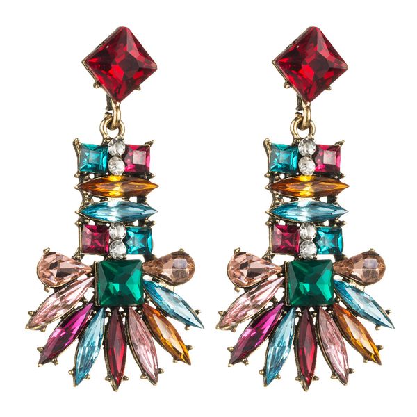 earrings exaggerated multi-layer geometric rhinestone diamond full diamond earrings female temperament earrings, Golden
earrings exaggerated multi-layer geometric rhinestone diamond full diamond earrings female temperament earrings, Golden